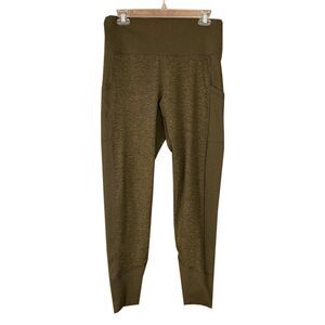 Offline By Aerie The Hugger Hi-Rise Leggings Size XL Green Pockets Full Length
